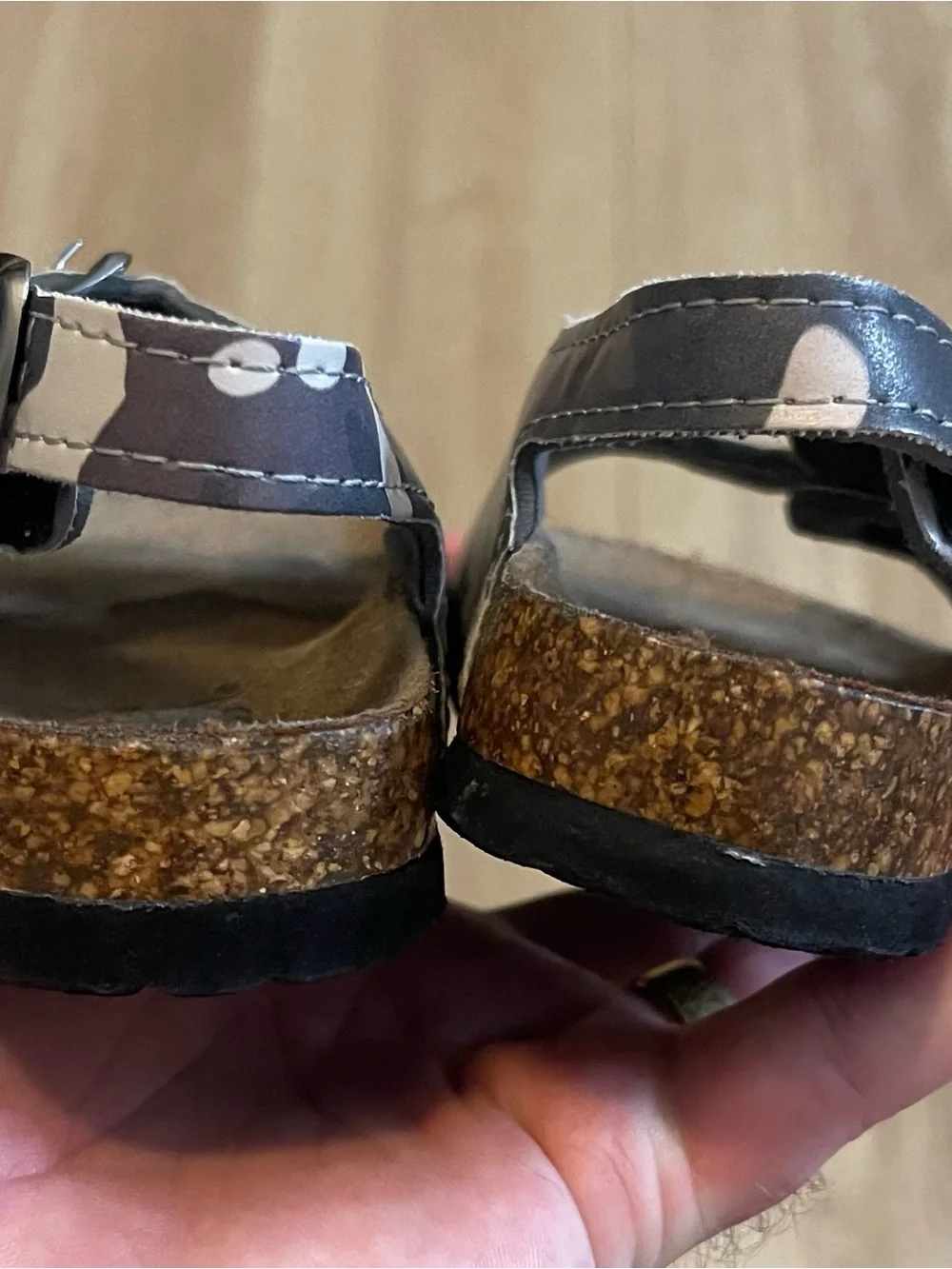 Ocean and Coast Camo Boys Sandals Size 4